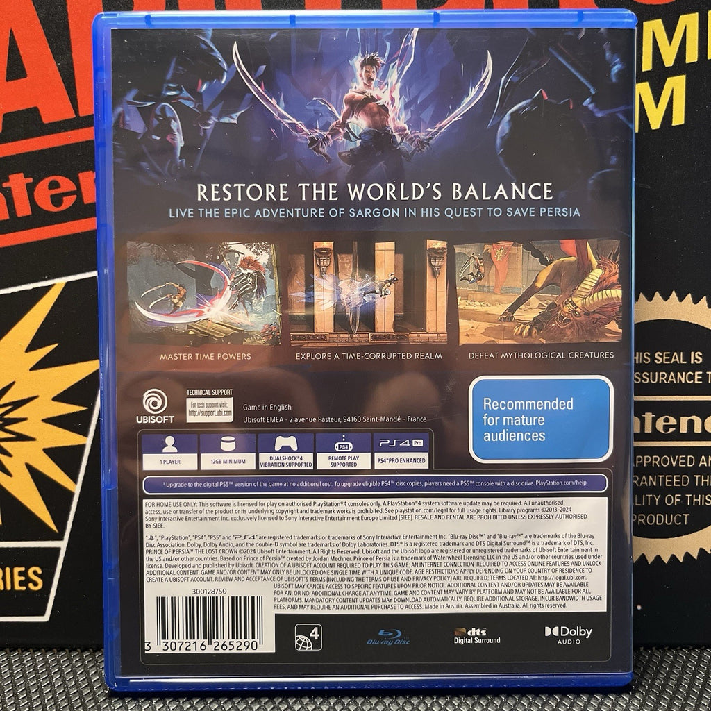 Prince Of Persia The Lost Crown PlayStation 4