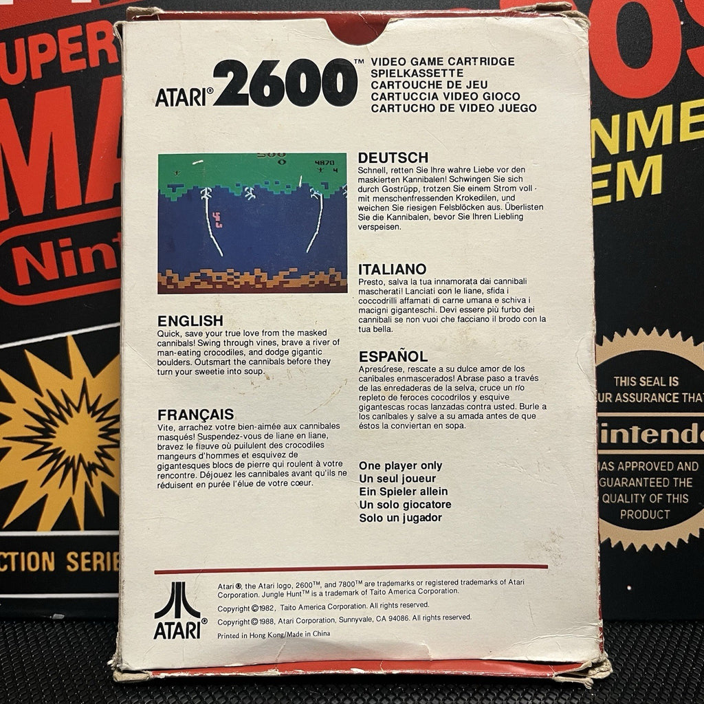 Jungle Hunt W.Original Box Atari 2600