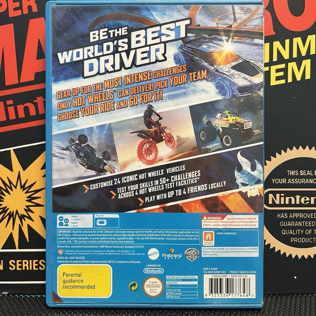 Hot Wheels World's Best Driver W.Manual Nintendo Wii U