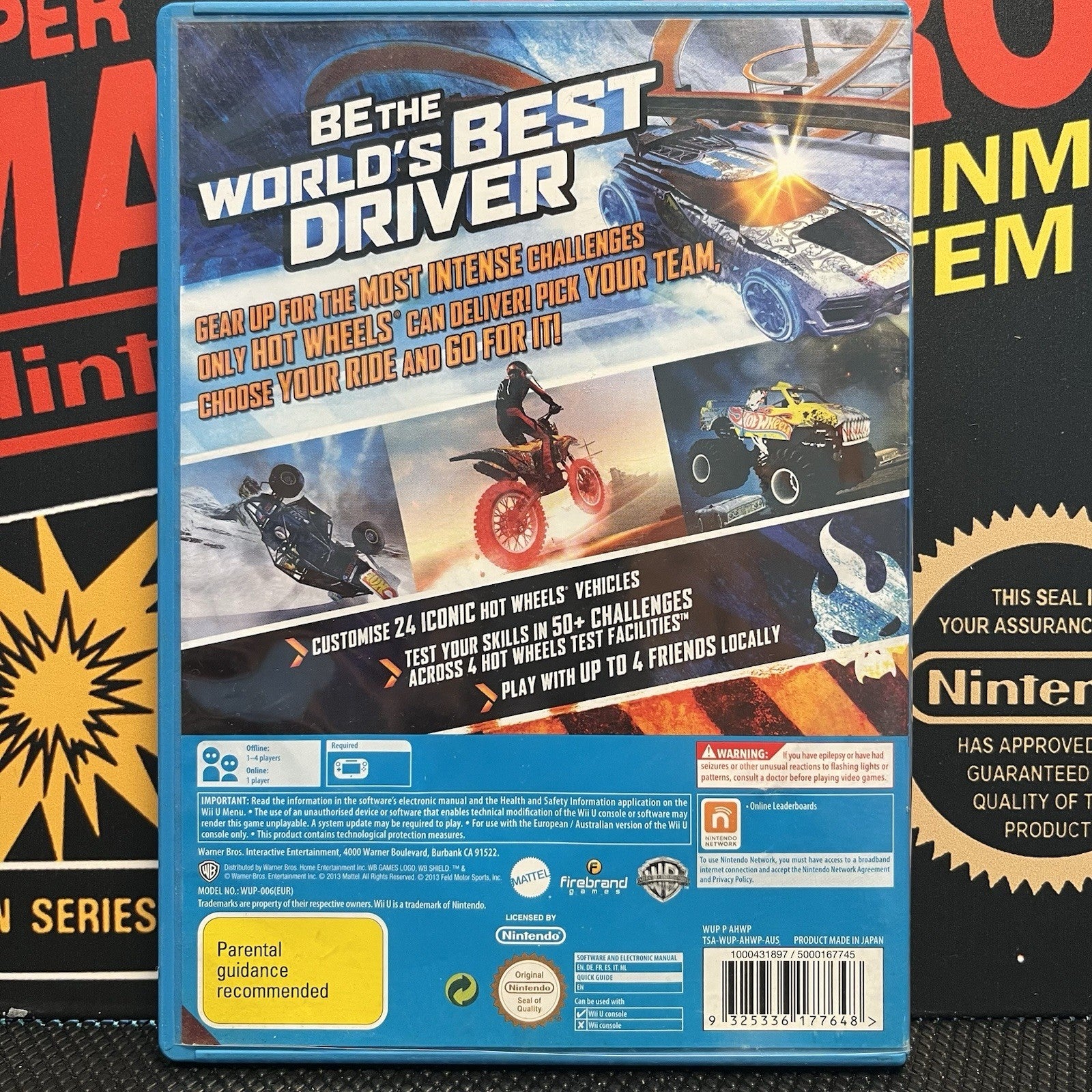 Hot Wheels World's Best Driver W.Manual Nintendo Wii U