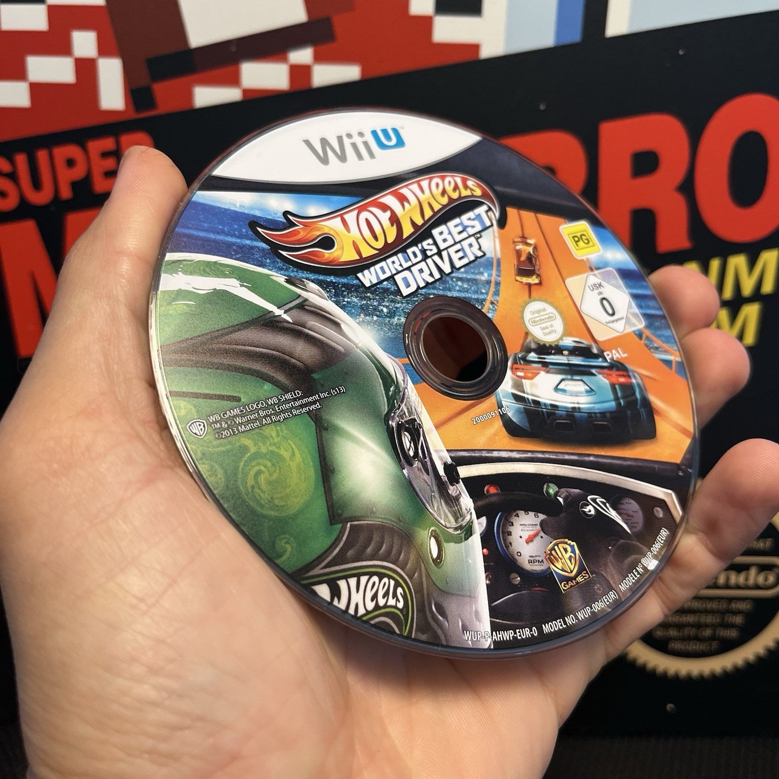 Hot Wheels World's Best Driver W.Manual Nintendo Wii U