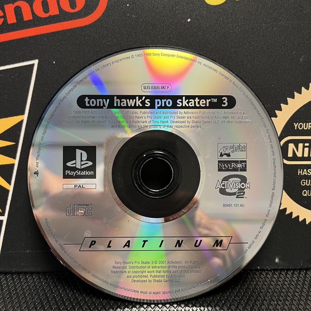 Tony Hawk's Pro Skater 3 PlayStation 1