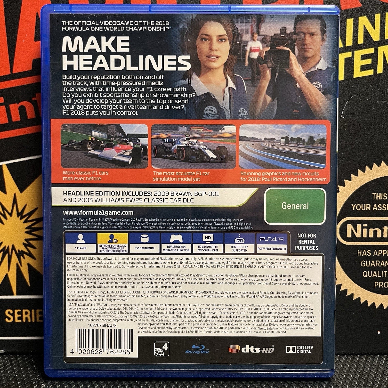 F1 2018 Headline Edition PlayStation 4