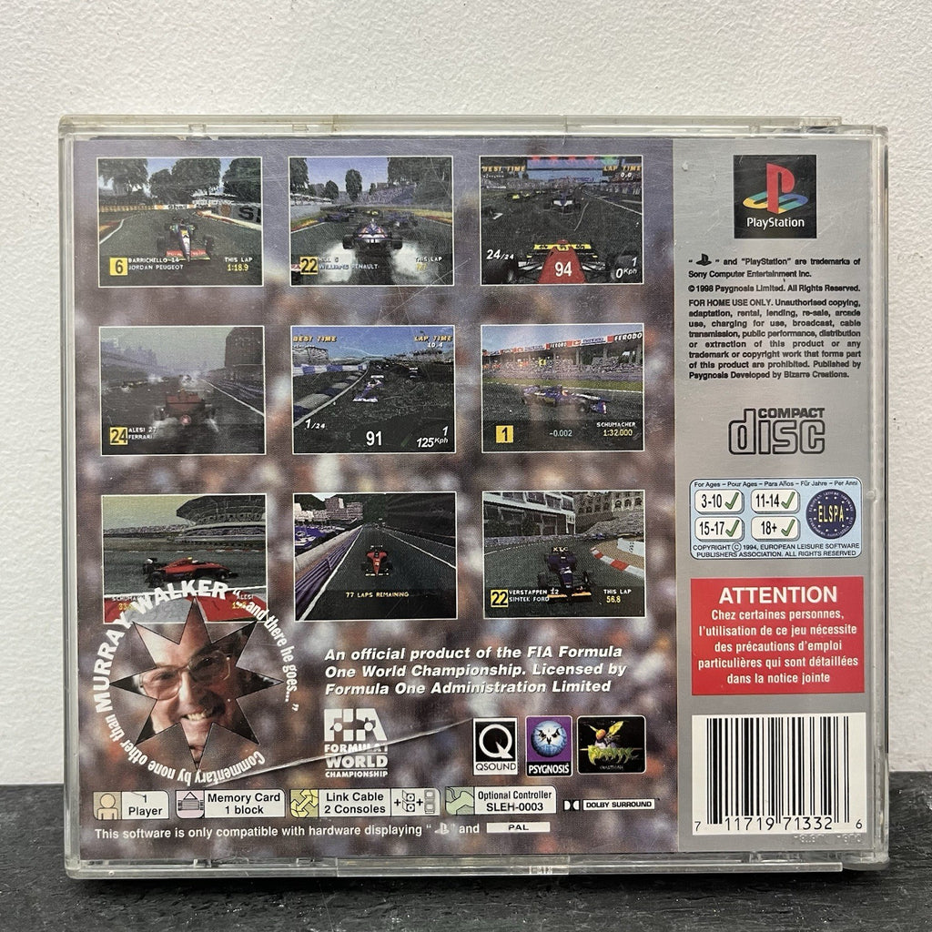 PlayStation 1 SCPH-9002 W.Controller Game Mem Card & Leads Console