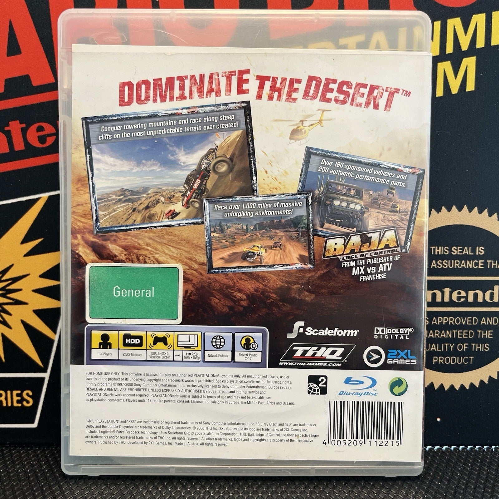 Baja Edge Of Control W.Manual PlayStation 3