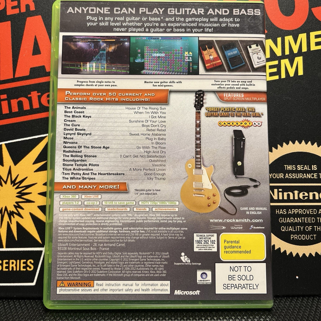 Rocksmith W.Manual Xbox 360