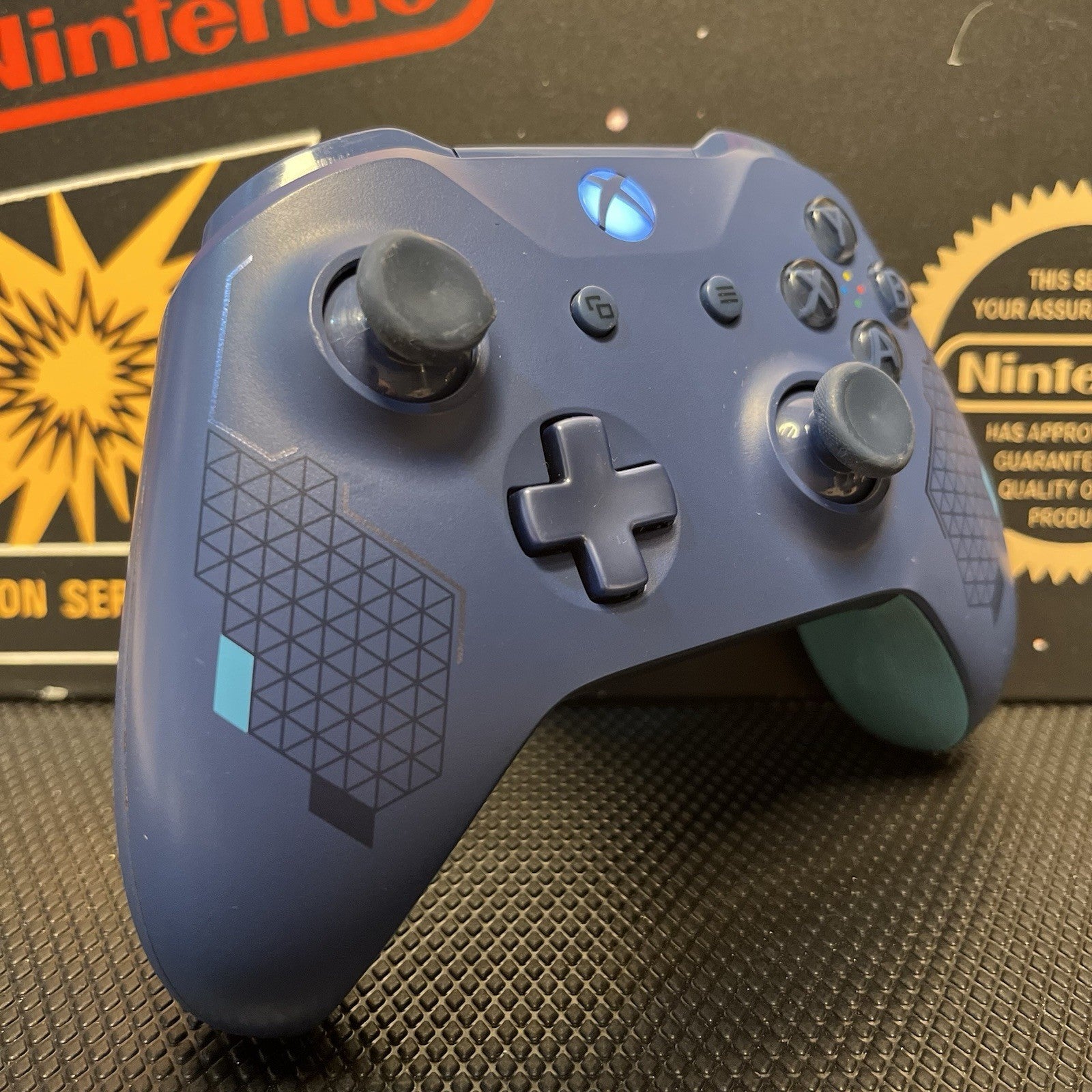 Official Microsoft Xbox One Sport Blue Controller Model 1708