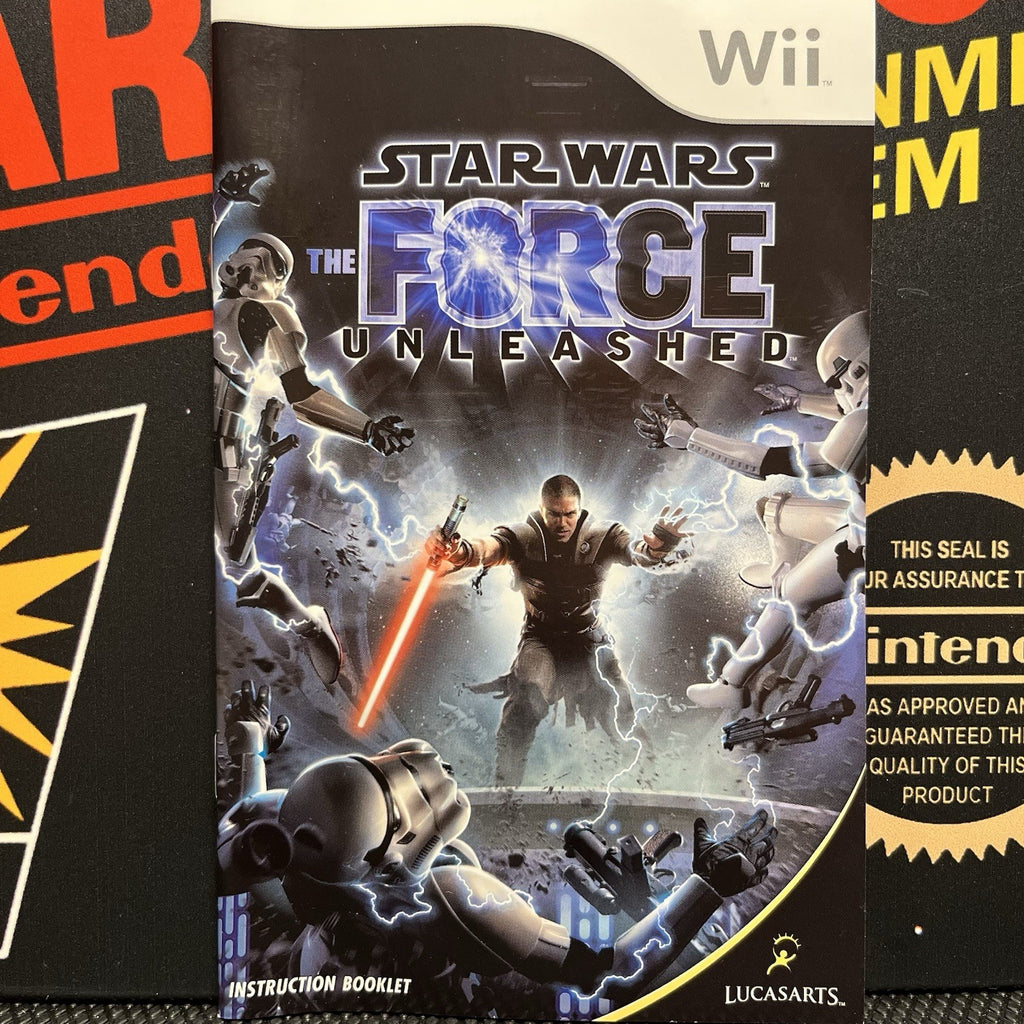 Star Wars The Force Unleashed W.Manual Nintendo Wii Wii U