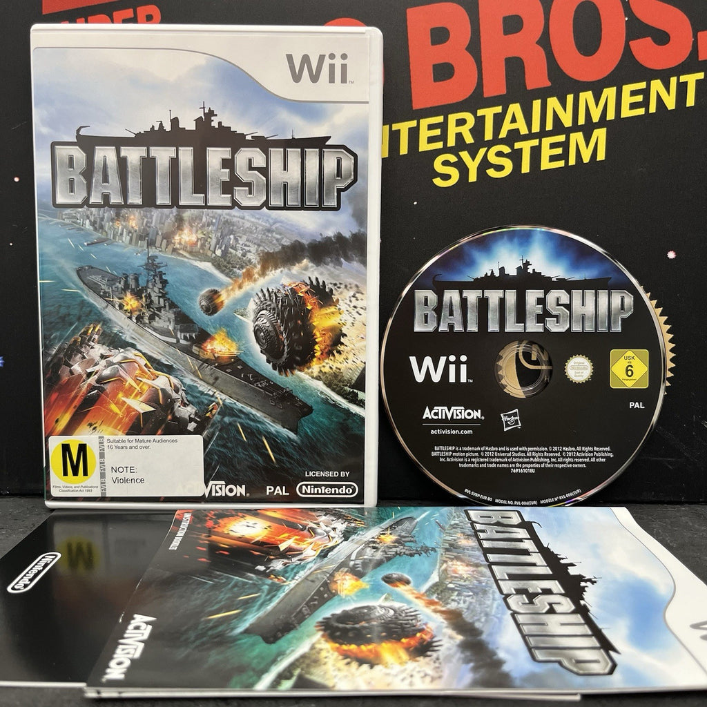 Battleship W.Manual Nintendo Wii Wii U