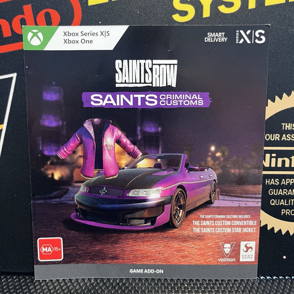Saint Row Criminal Customs Edition W.DLC'S Xbox One Xbox Series X
