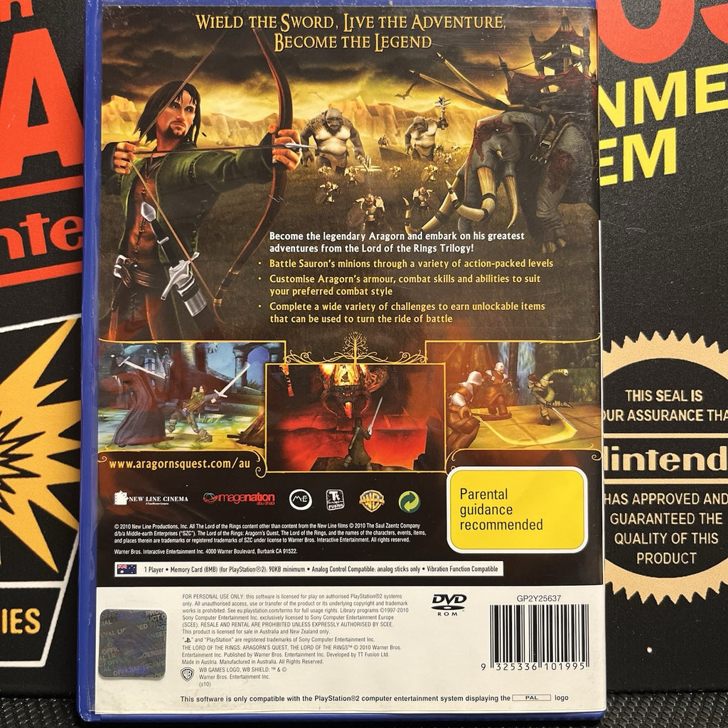 The Lord Of The Rings: Aragon's Quest W.Manual PlayStation 2