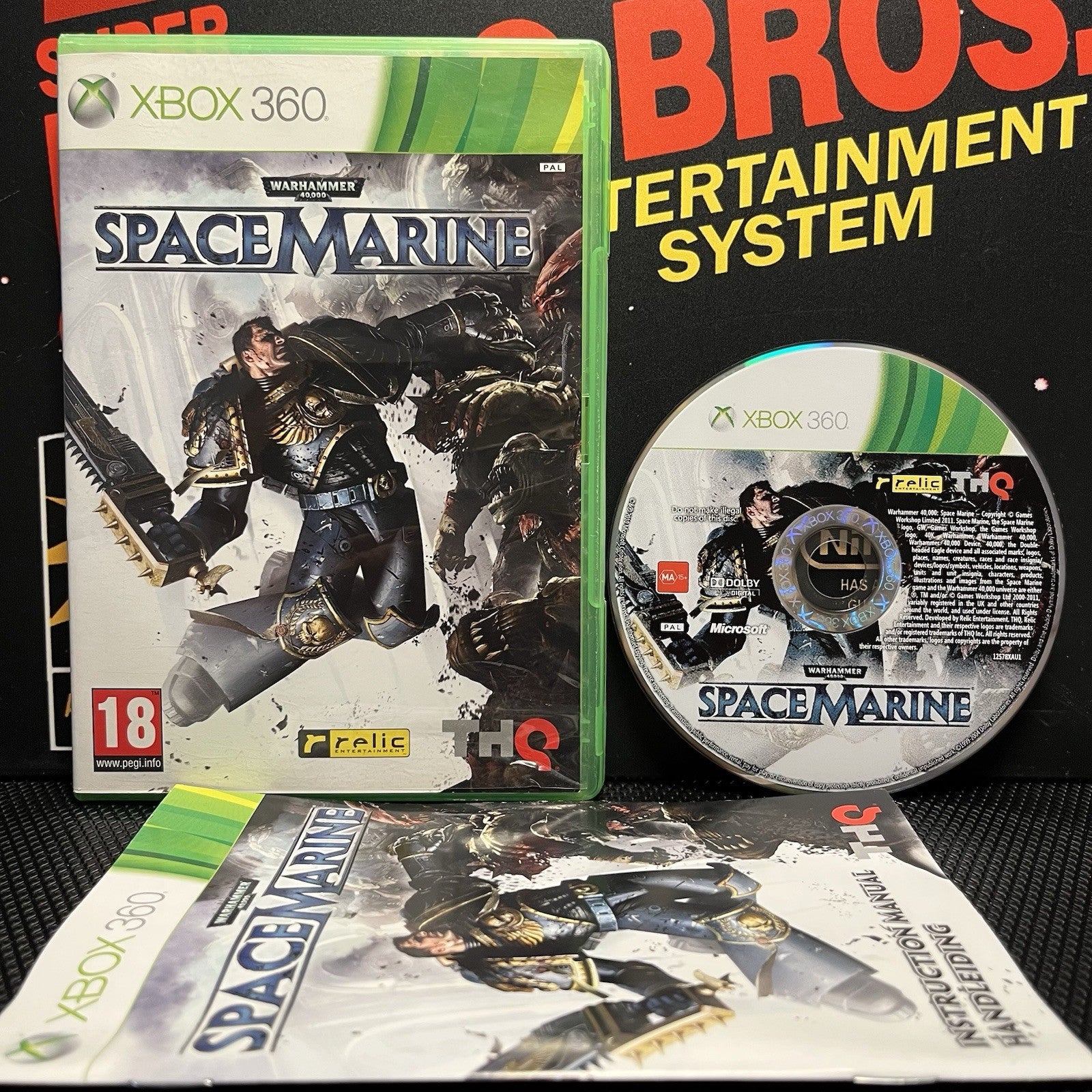 Space Marine W.Manual Xbox 360