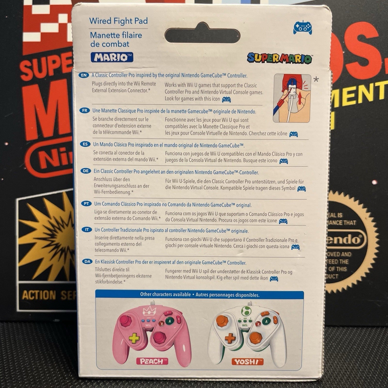 Brand New Sealed Nintendo Wii U Mario Wired Fight Pad