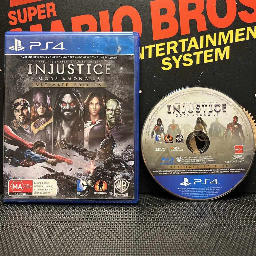 Injustice Gods Among Us Ultimate Edition & Injustice 2 PlayStation 4