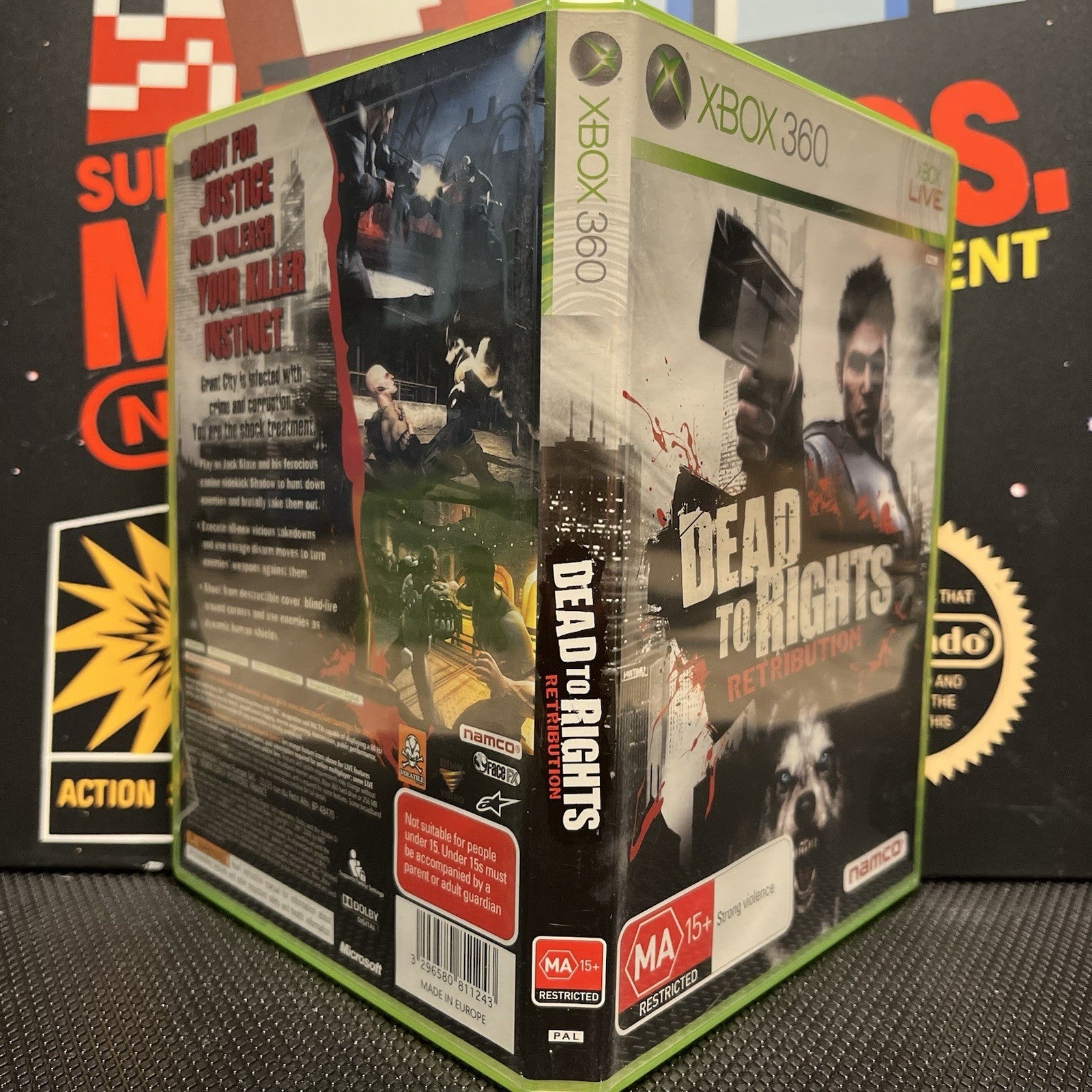 Dead To Rights Retribution W.Manual Xbox 360