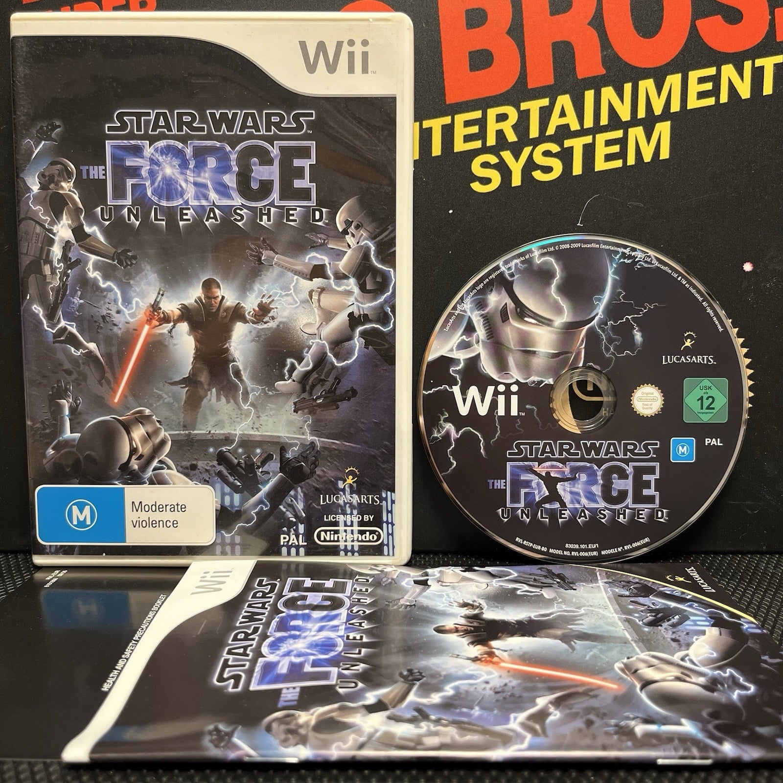 Star Wars The Force Unleashed W.Manual Nintendo Wii Wii U