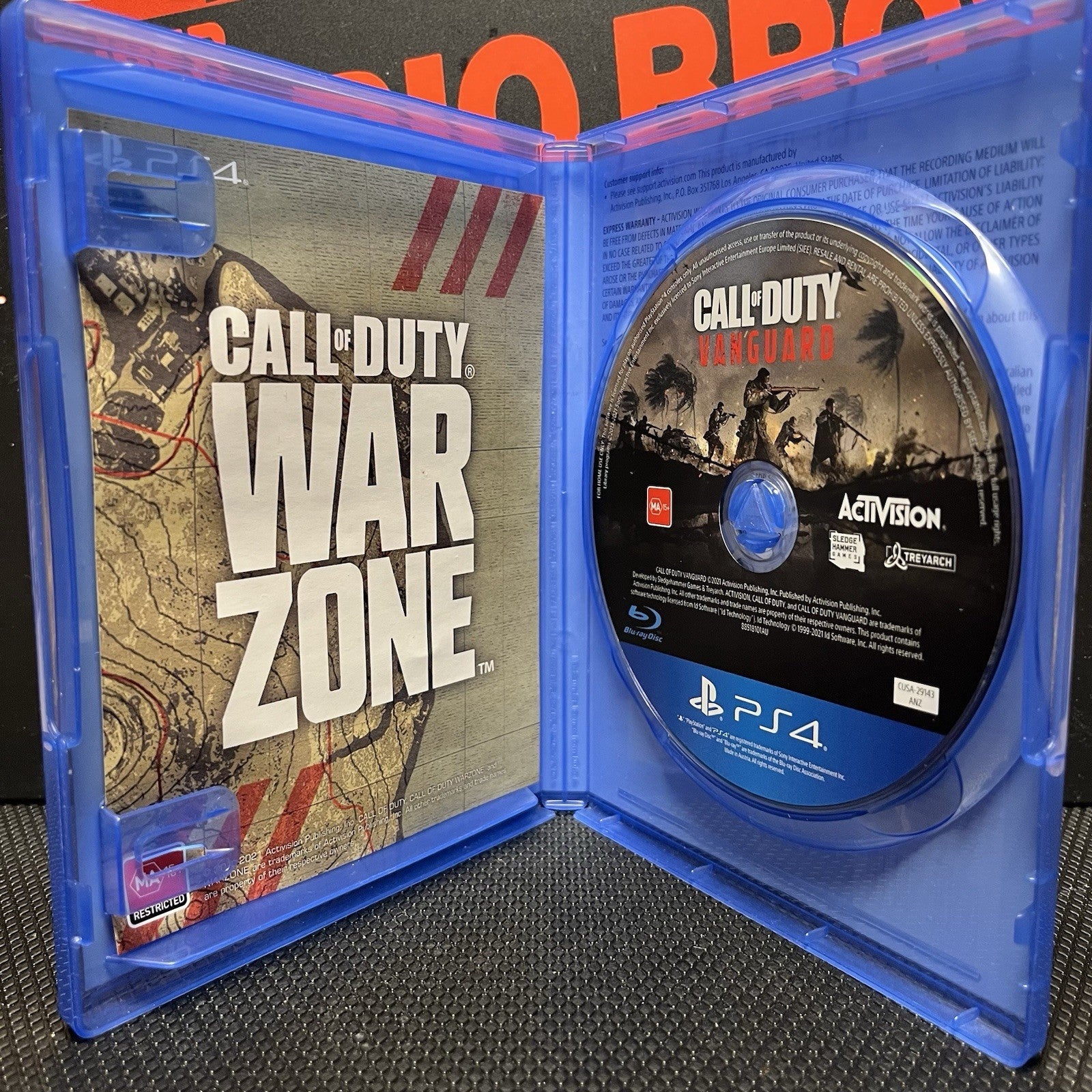 Call Of Duty Modern Warfare Vanguard & Cold War PlayStation 4