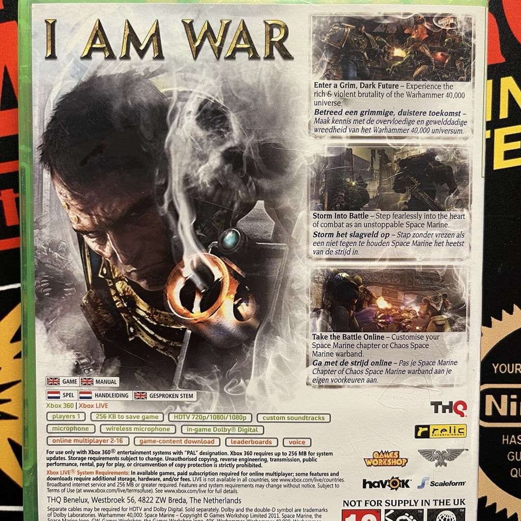 Space Marine W.Manual Xbox 360