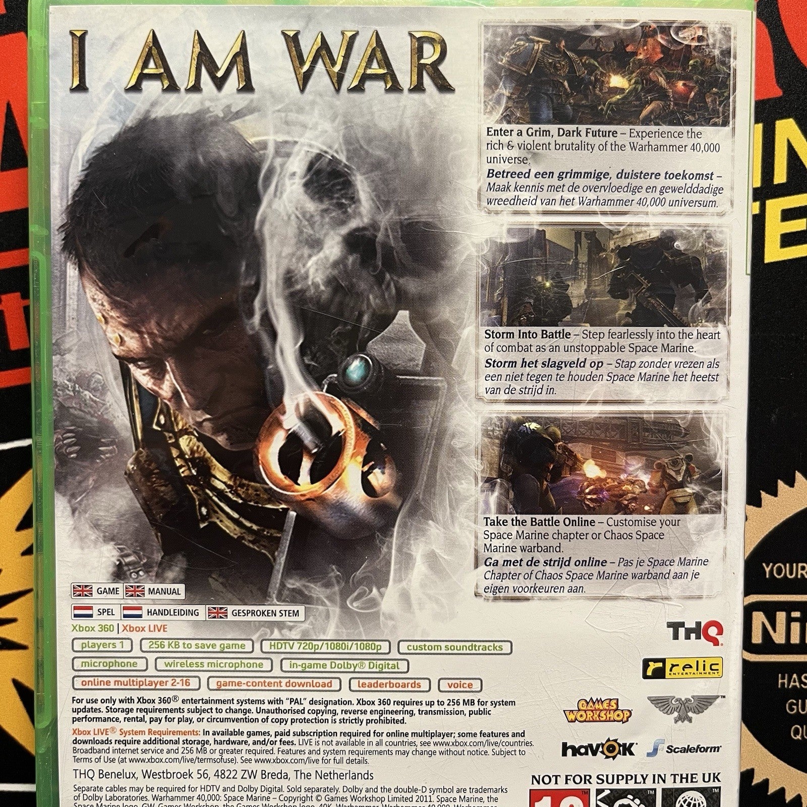 Space Marine W.Manual Xbox 360