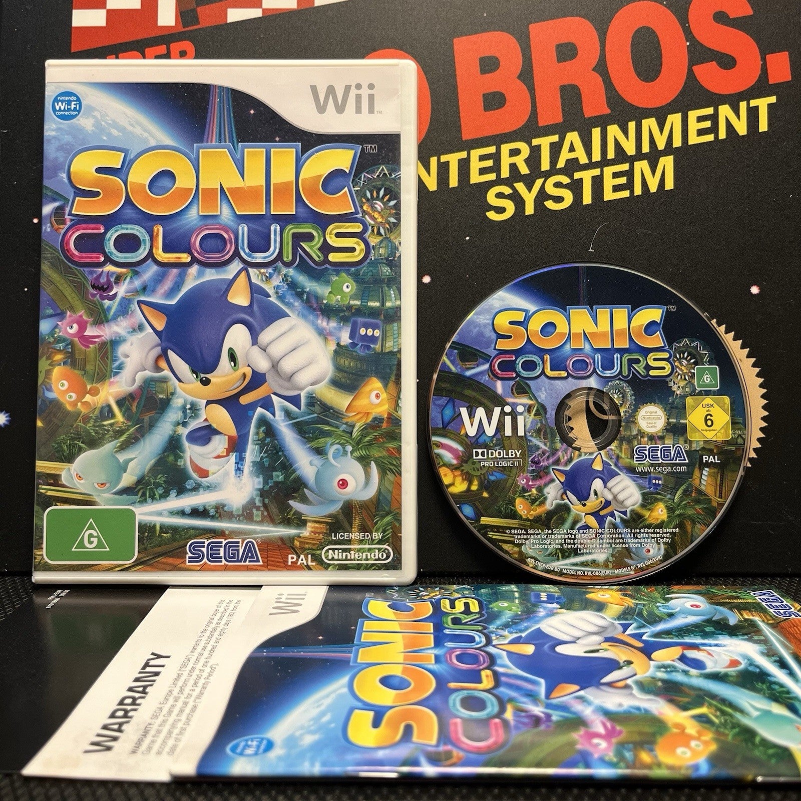 Sonic Colours W.Manual Nintendo Wii