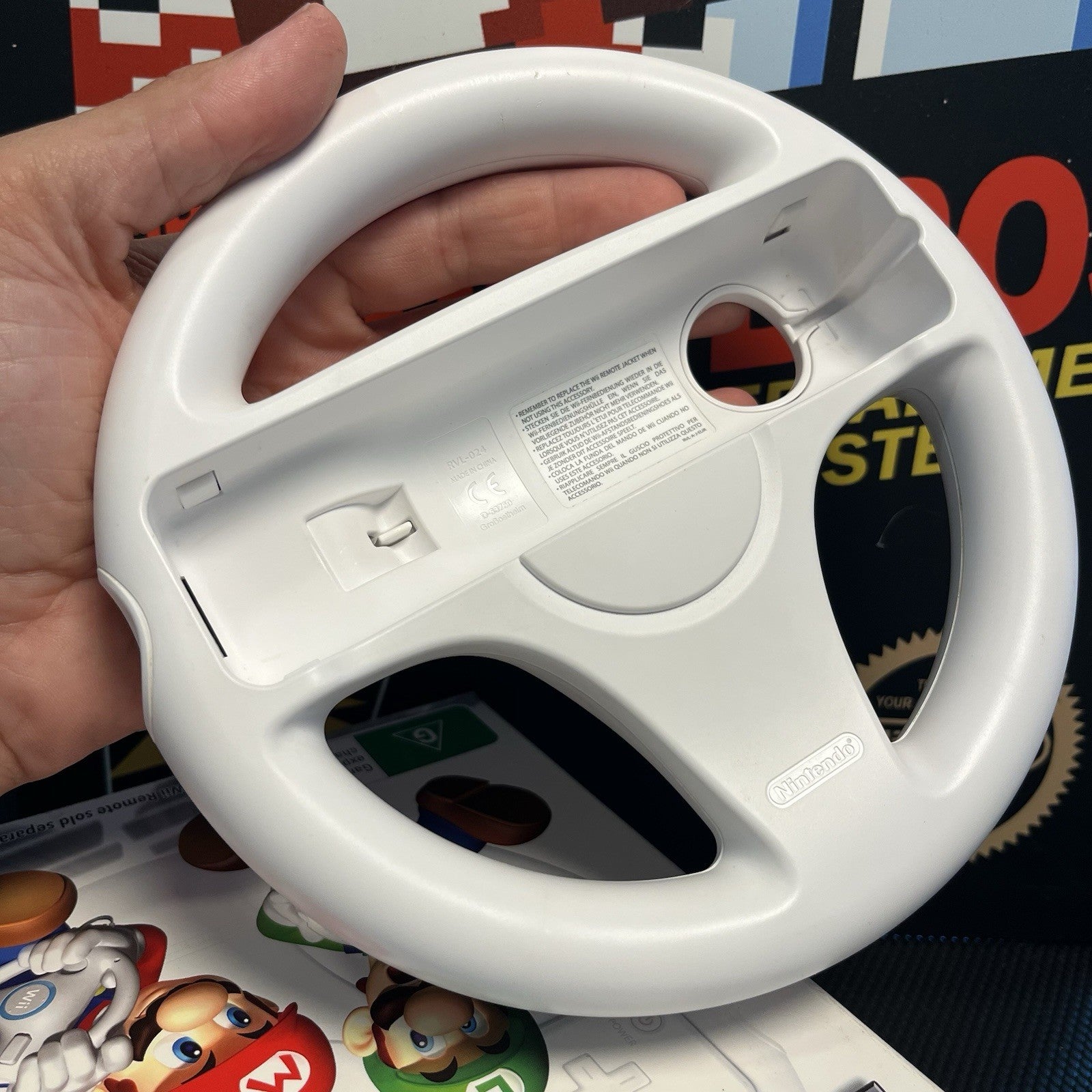 Mario Kart Wii Big Box W.Wheel & Manual Nintendo Wii