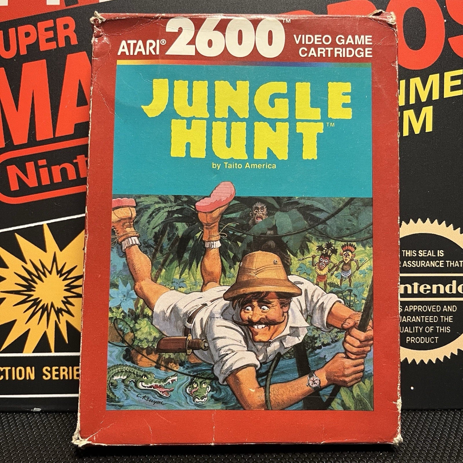 Jungle Hunt W.Original Box Atari 2600