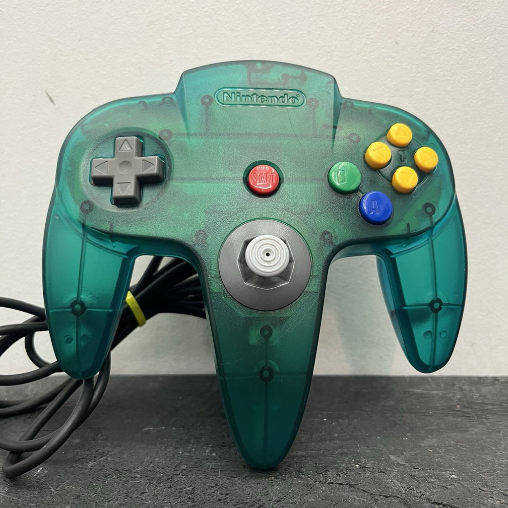 Nintendo 64 Funtastic Ice Blue Console With Matching Controller Game & Leads