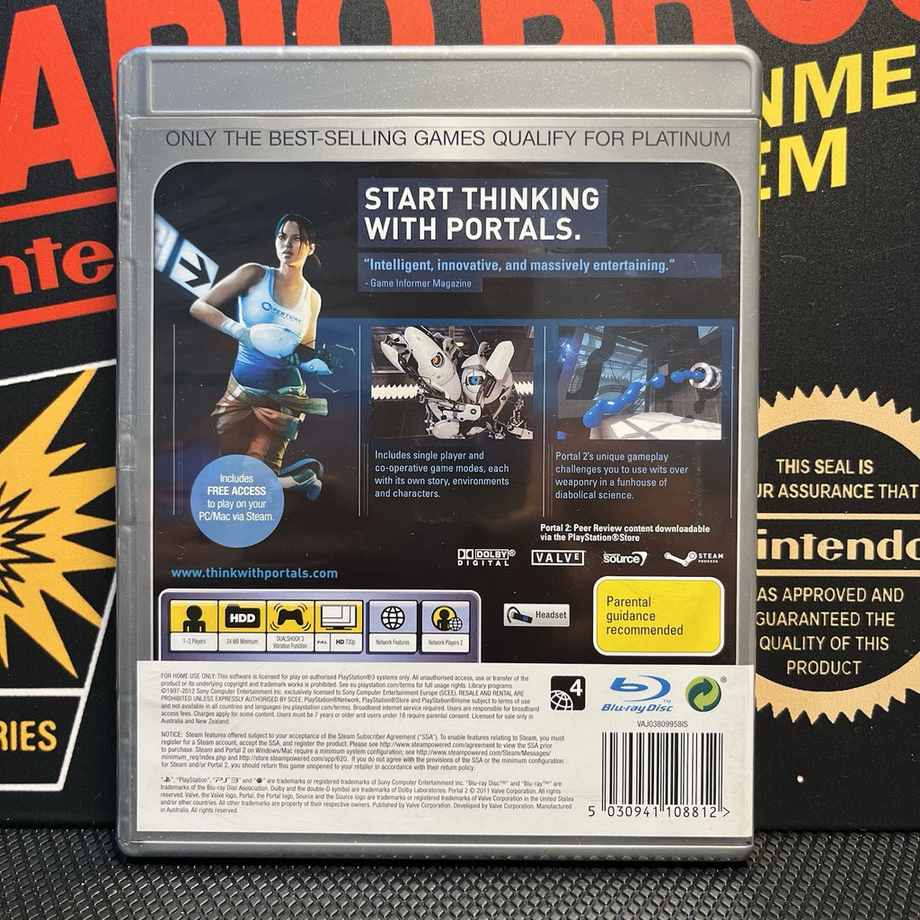 Portal 2 W.Manual PlayStation 3