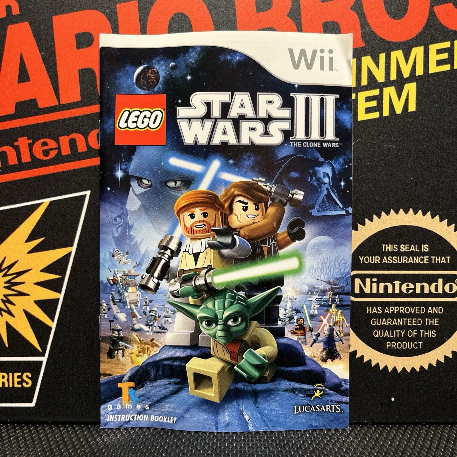 Lego Star Wars 3 The Clone Wars W.Manual Nintendo Wii