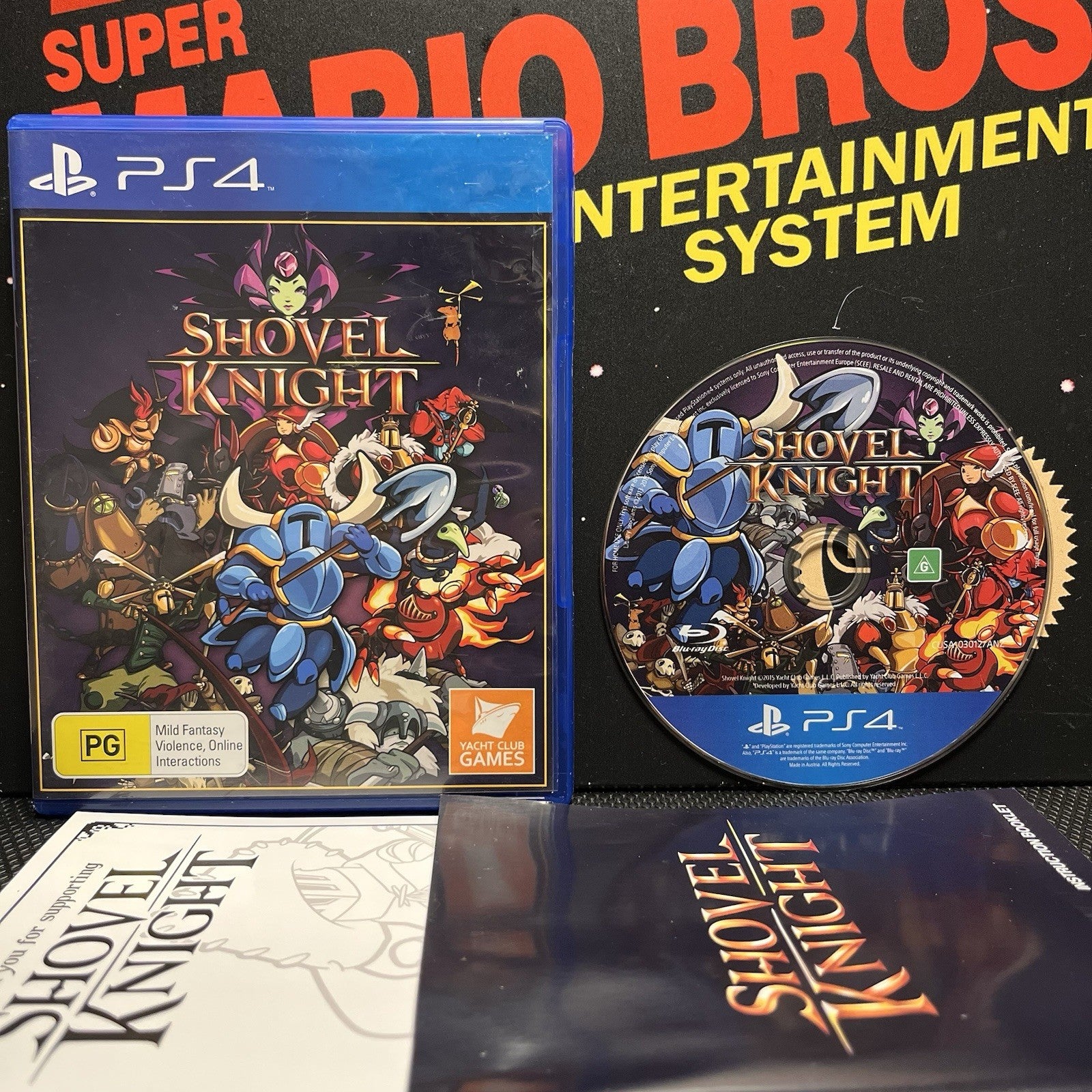 Shovel Knight W.Manual Playstation 4 PS4