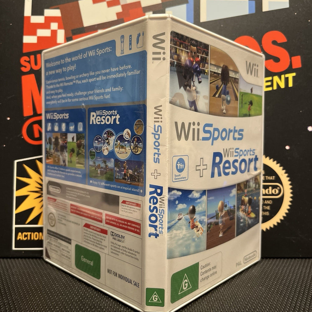 Wii Sports & Wii Sports Resort W.Manual Nintendo Wii Wii U