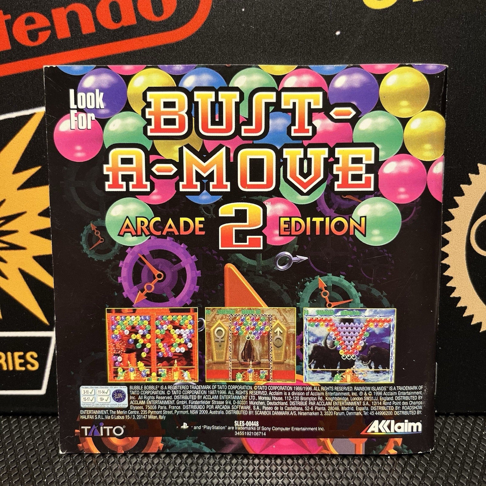 Bubble Bobble Also Featuring Rainbow Islands W.Manual PlayStation 1