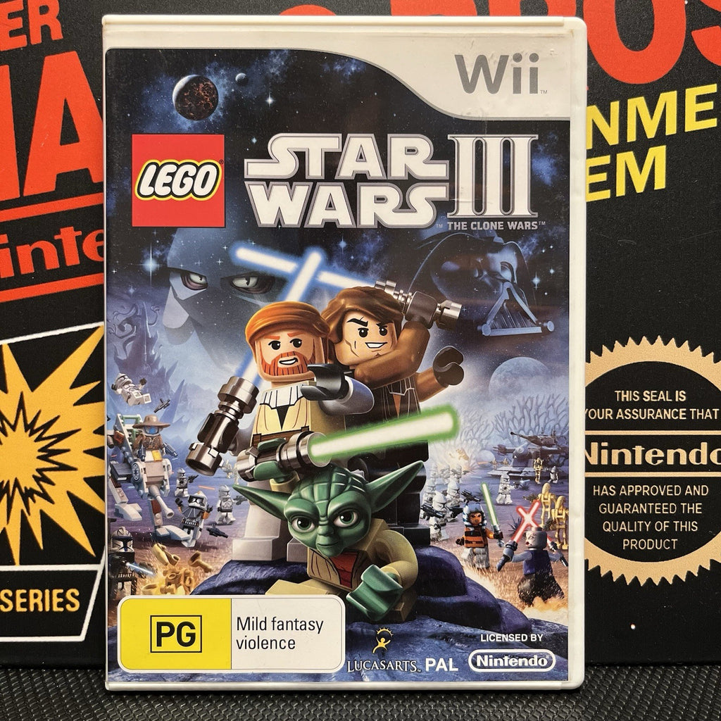 Lego Star Wars 3 The Clone Wars W.Manual Nintendo Wii