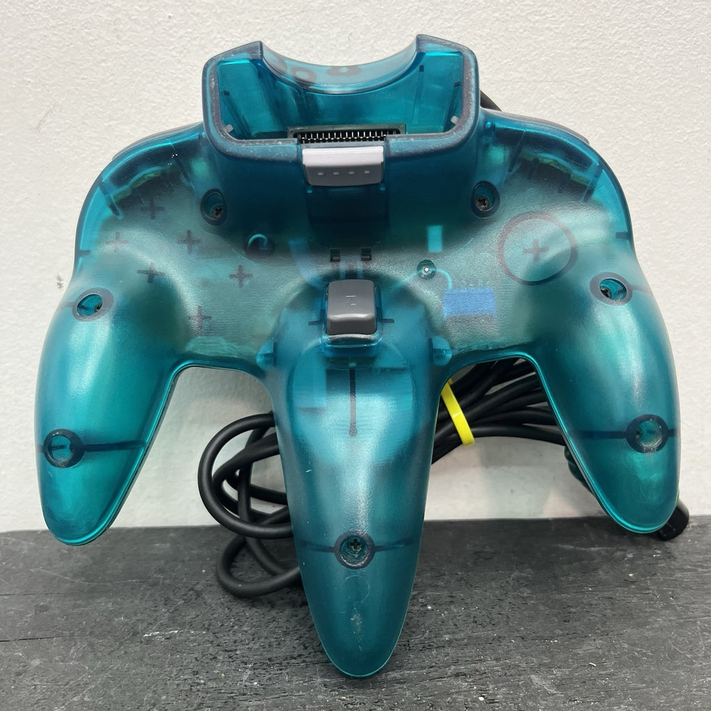 Nintendo 64 Funtastic Ice Blue Console With Matching Controller Game & Leads