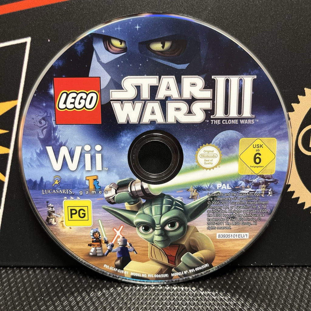 Lego Star Wars 3 The Clone Wars W.Manual Nintendo Wii