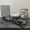 PlayStation 2 Slim Silver W.Game Controller 8MB Card & Leads Console