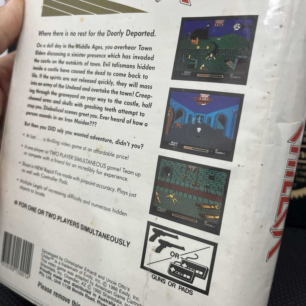 Chiller Nintendo Entertainment System Nes HES RARE GAME