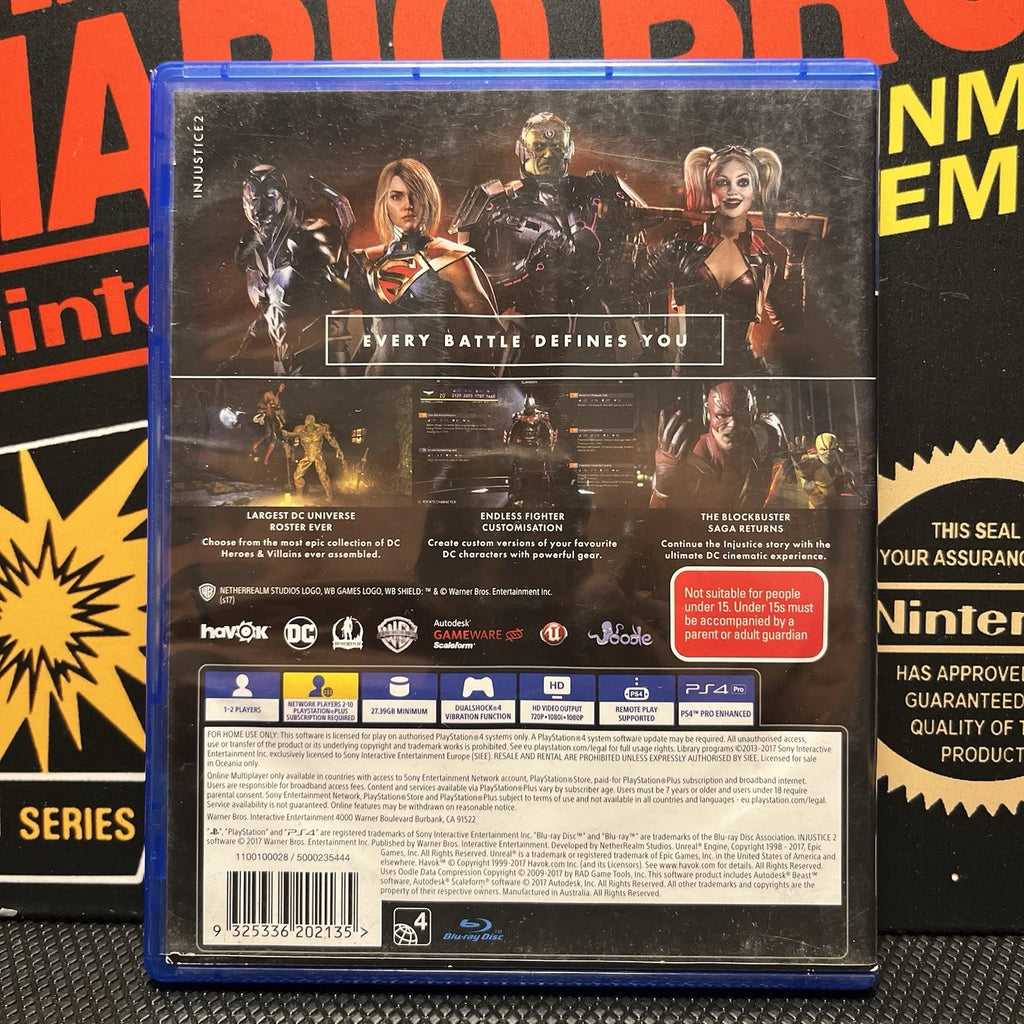 Injustice Gods Among Us Ultimate Edition & Injustice 2 PlayStation 4