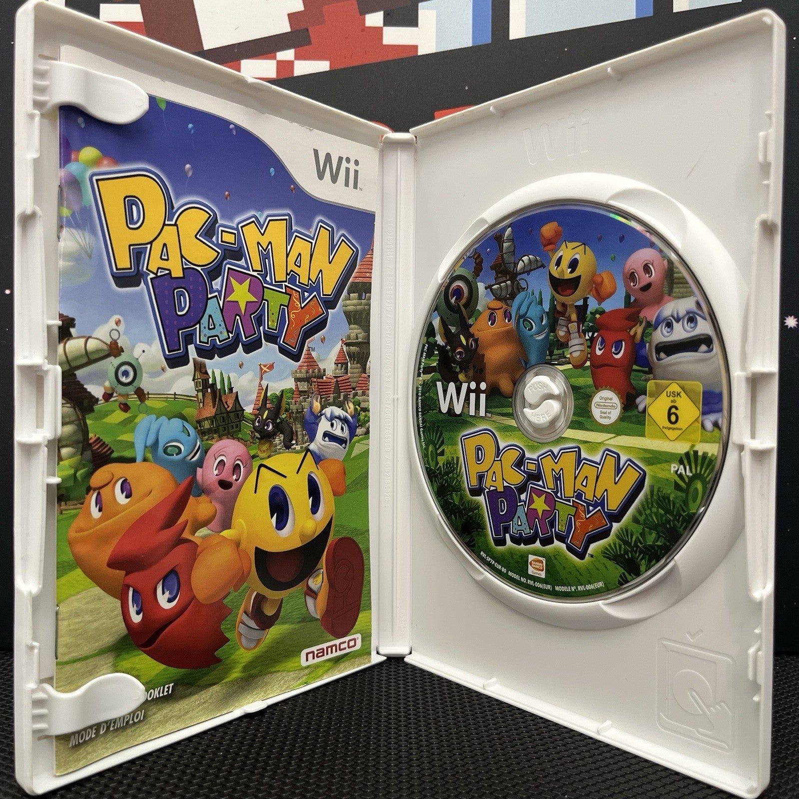 Pac-Man Party W.Manual Nintendo Wii PAL LIKE NEW