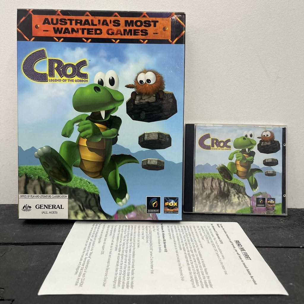 Croc Bog Box PC 1997 Microsoft Windows 95