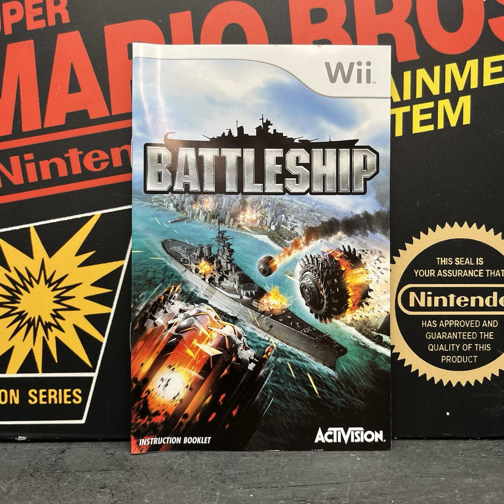 Battleship W.Manual Nintendo Wii Wii U