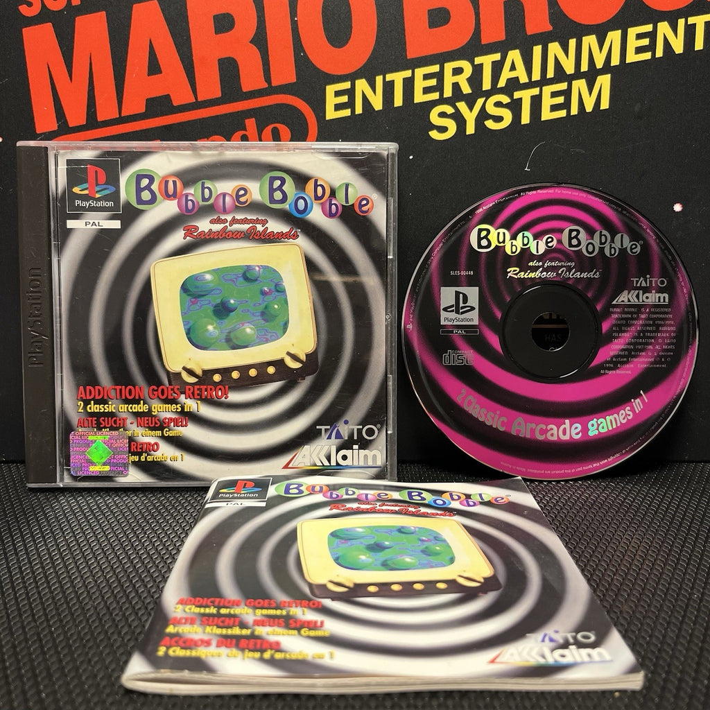 Bubble Bobble Also Featuring Rainbow Islands W.Manual PlayStation 1