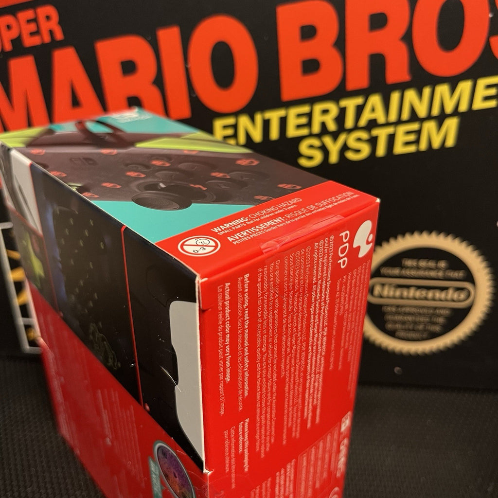 Super Mario PDP Rematch Glow Wired Controller Nintendo Switch