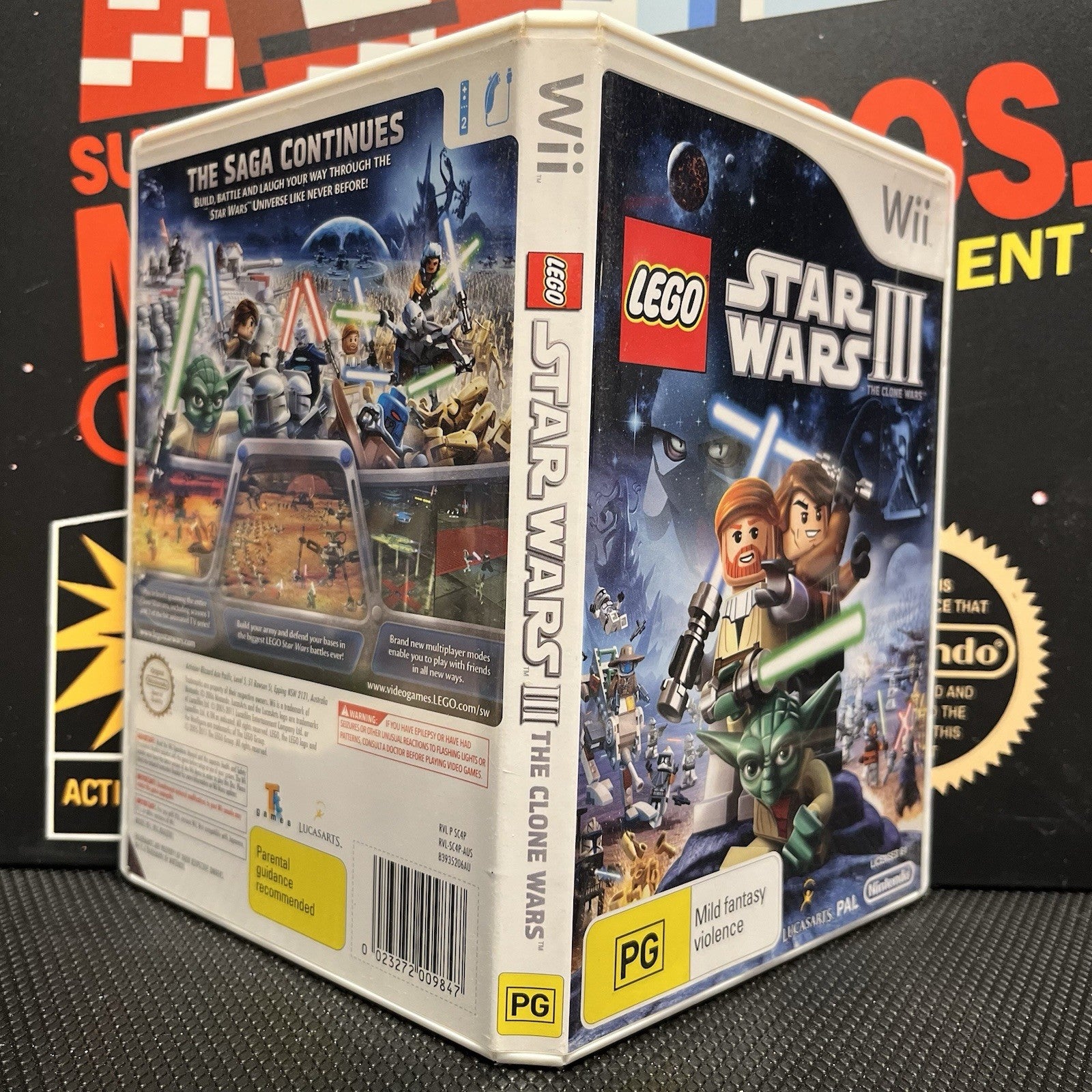 Lego Star Wars 3 The Clone Wars W.Manual Nintendo Wii