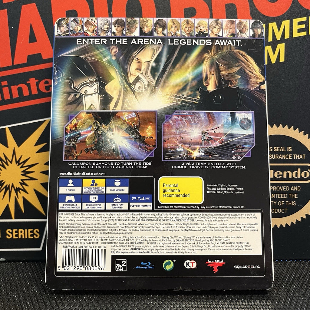 Dissidia Final Fantasy NT Special Steelbook Edition PlayStation 4
