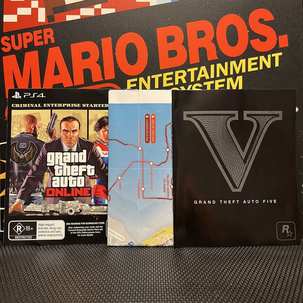GTA V Premium Edition W.Map & Manual PlayStation 4