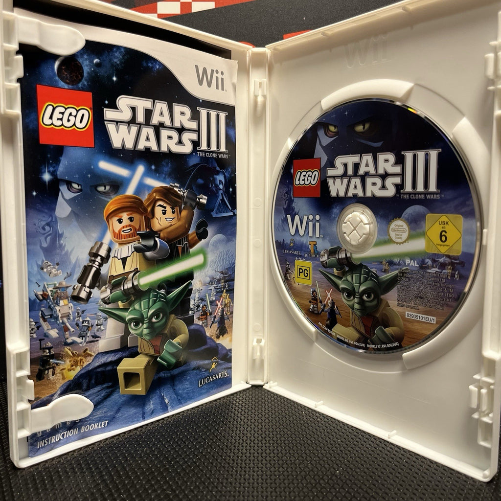 Lego Star Wars 3 The Clone Wars W.Manual Nintendo Wii