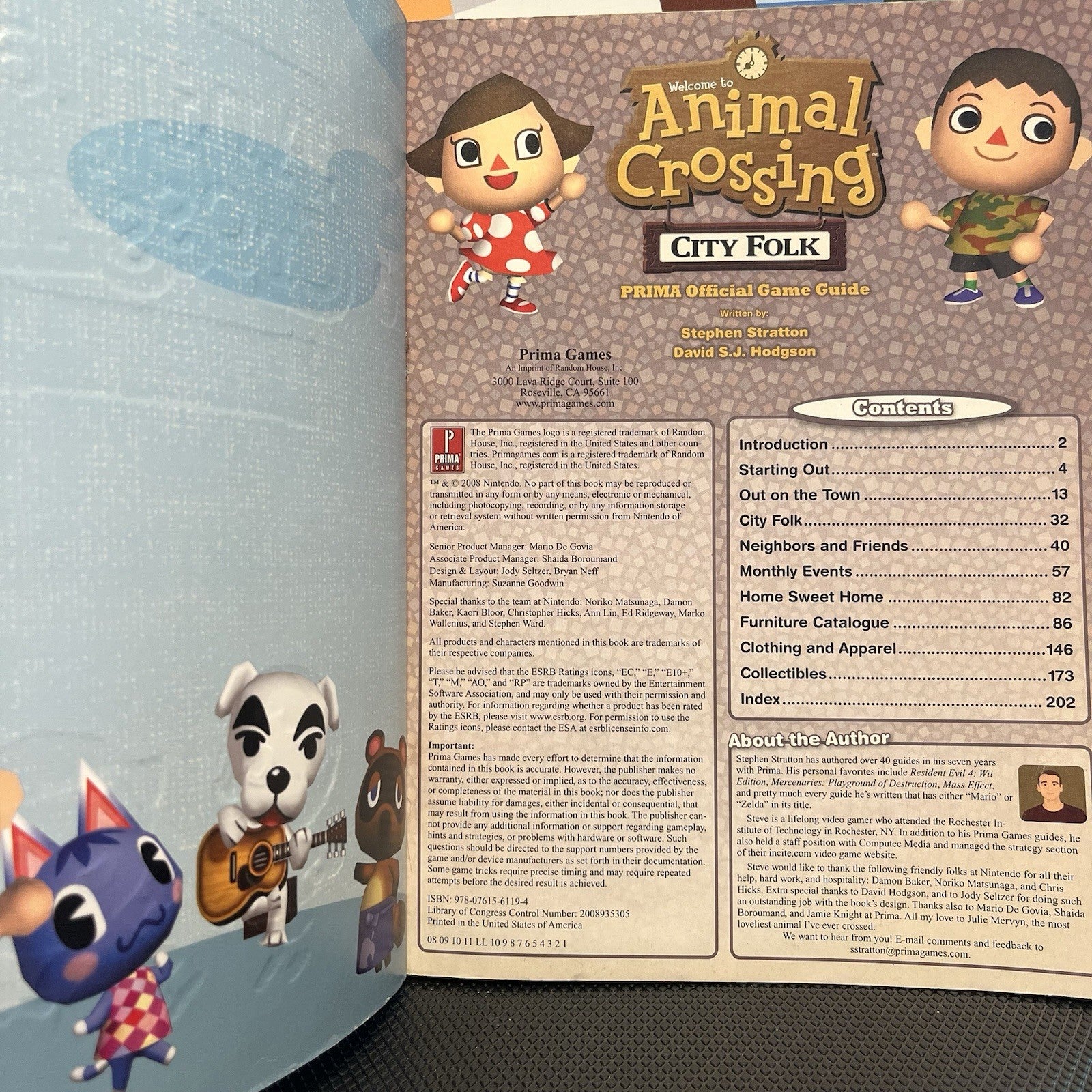 Animal Crossing City Folk Official Premiere Edition Prima Games 2008