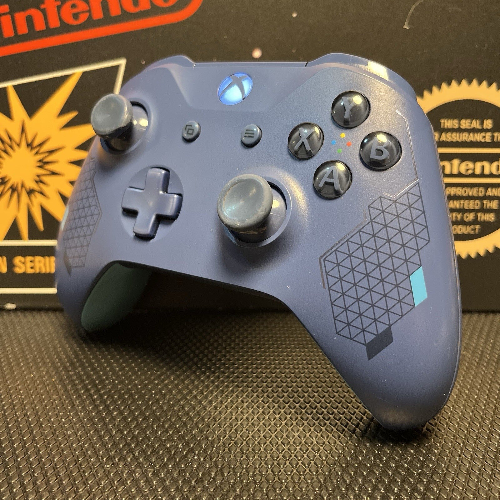 Official Microsoft Xbox One Sport Blue Controller Model 1708