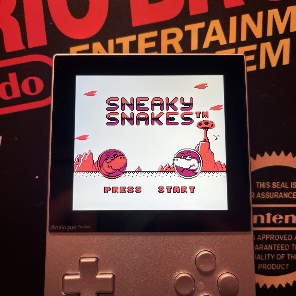 Sneaky Snakes Nintendo Game Boy